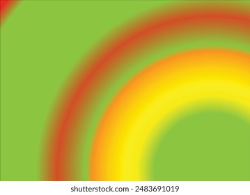 Yellow, green,red colours combination gradient background 