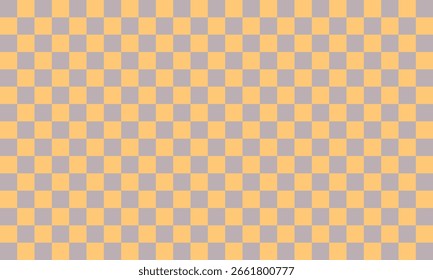  Yellow and Grey checkered background. Vector illustration