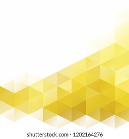 Yellow Grid Mosaic Background, Creative Design Templates