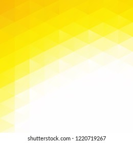 Yellow Grid Mosaic Background, Creative Design Templates