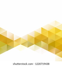 Yellow Grid Mosaic Background, Creative Design Templates