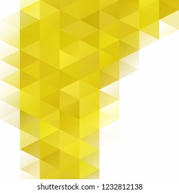 Yellow Grid Mosaic Background, Creative Design Templates