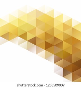 Yellow Grid Mosaic Background, Creative Design Templates