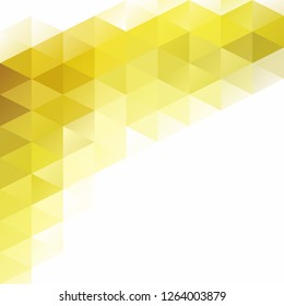 Yellow Grid Mosaic Background, Creative Design Templates