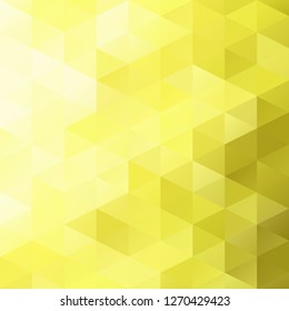 Yellow Grid Mosaic Background, Creative Design Templates