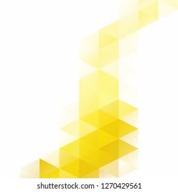 Yellow Grid Mosaic Background, Creative Design Templates