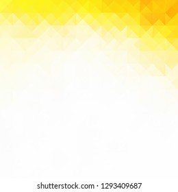 Yellow Grid Mosaic Background, Creative Design Templates