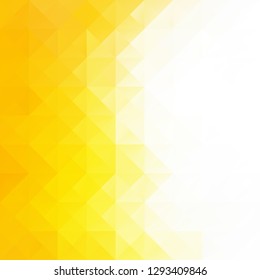 Yellow Grid Mosaic Background, Creative Design Templates