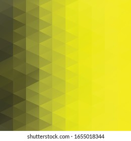 Fondo amarillo de mosaico de cuadrícula, plantillas de diseño creativo