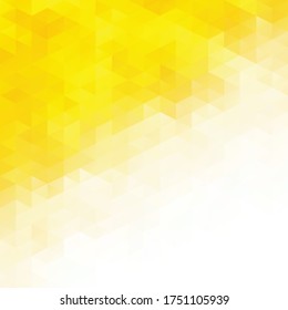 Yellow Grid Mosaic Background, Creative Design Templates