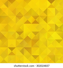 Yellow Grid Mosaic Background, Creative Design Templates