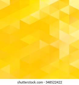 Yellow Grid Mosaic Background, Creative Design Templates