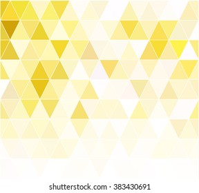 Yellow Grid Mosaic Background, Creative Design Templates