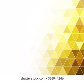 Yellow Grid Mosaic Background, Creative Design Templates