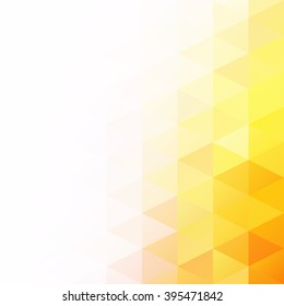 Yellow Grid Mosaic Background, Creative Design Templates