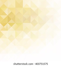 Yellow Grid Mosaic Background, Creative Design Templates