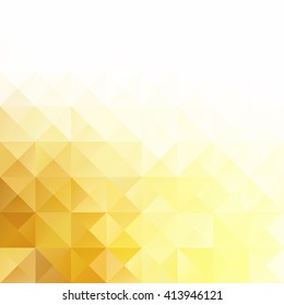 Yellow Grid Mosaic Background, Creative Design Templates