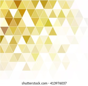 Yellow Grid Mosaic Background, Creative Design Templates