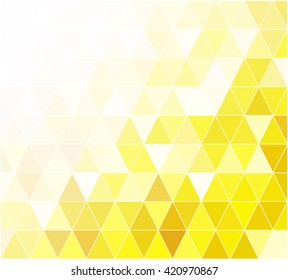 Yellow Grid Mosaic Background, Creative Design Templates