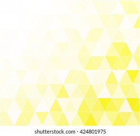 Yellow Grid Mosaic Background, Creative Design Templates