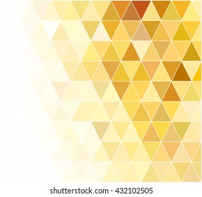 Yellow Grid Mosaic Background, Creative Design Templates
