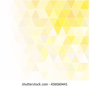 Yellow Grid Mosaic Background, Creative Design Templates