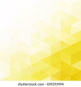 Yellow Grid Mosaic Background, Creative Design Templates