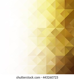 Yellow Grid Mosaic Background, Creative Design Templates