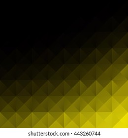 Yellow Grid Mosaic Background, Creative Design Templates