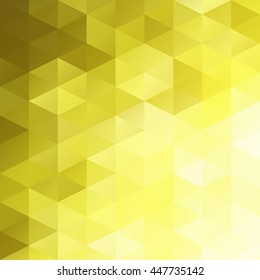 Yellow Grid Mosaic Background, Creative Design Templates
