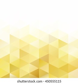 Yellow Grid Mosaic Background, Creative Design Templates