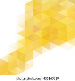 Yellow Grid Mosaic Background, Creative Design Templates