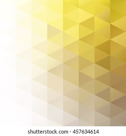 Yellow Grid Mosaic Background, Creative Design Templates