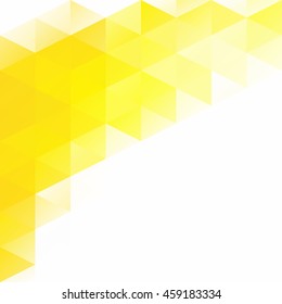 Yellow Grid Mosaic Background, Creative Design Templates