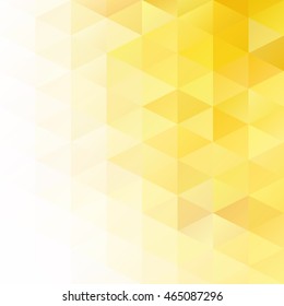 Yellow Grid Mosaic Background, Creative Design Templates