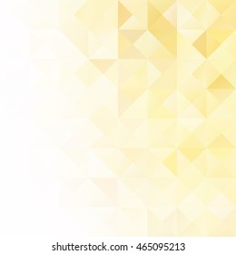 Yellow Grid Mosaic Background, Creative Design Templates