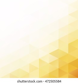 Yellow Grid Mosaic Background, Creative Design Templates