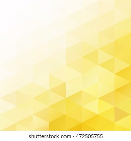 Yellow Grid Mosaic Background, Creative Design Templates