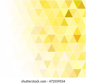 Yellow Grid Mosaic Background, Creative Design Templates