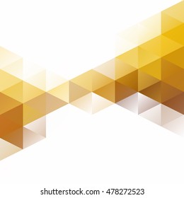 Yellow Grid Mosaic Background, Creative Design Templates