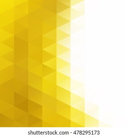 Yellow Grid Mosaic Background, Creative Design Templates