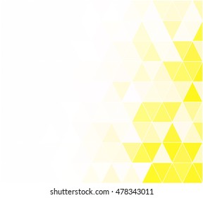 Yellow Grid Mosaic Background, Creative Design Templates