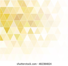 Yellow Grid Mosaic Background, Creative Design Templates