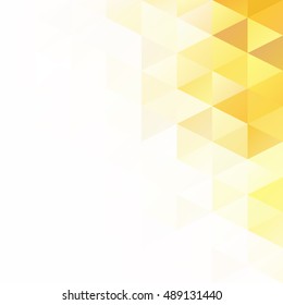 Yellow Grid Mosaic Background, Creative Design Templates