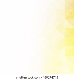 Yellow Grid Mosaic Background, Creative Design Templates