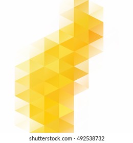 Yellow Grid Mosaic Background, Creative Design Templates