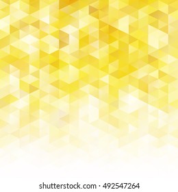 Yellow Grid Mosaic Background, Creative Design Templates