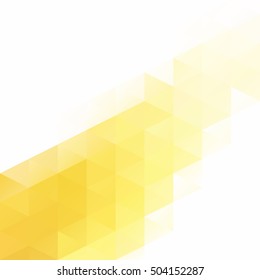 Yellow Grid Mosaic Background, Creative Design Templates