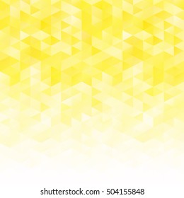 Yellow Grid Mosaic Background, Creative Design Templates