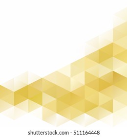 Yellow Grid Mosaic Background, Creative Design Templates